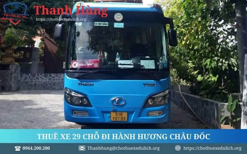 Thuê xe 29 chỗ đi Châu Đốc