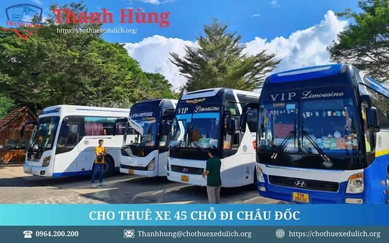 Thuê xe 45 chỗ đi Châu Đốc