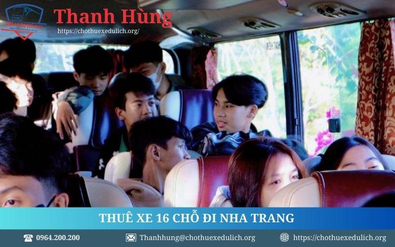 Thuê xe 16 chỗ đi Nha Trang