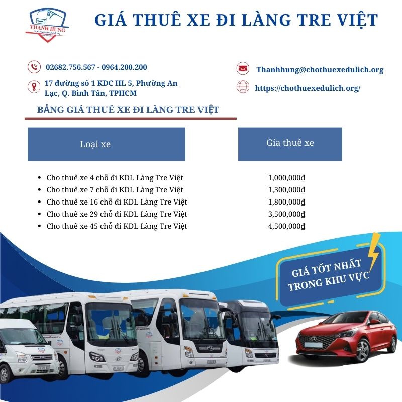 Cho thue xe di Lang Tre Viet