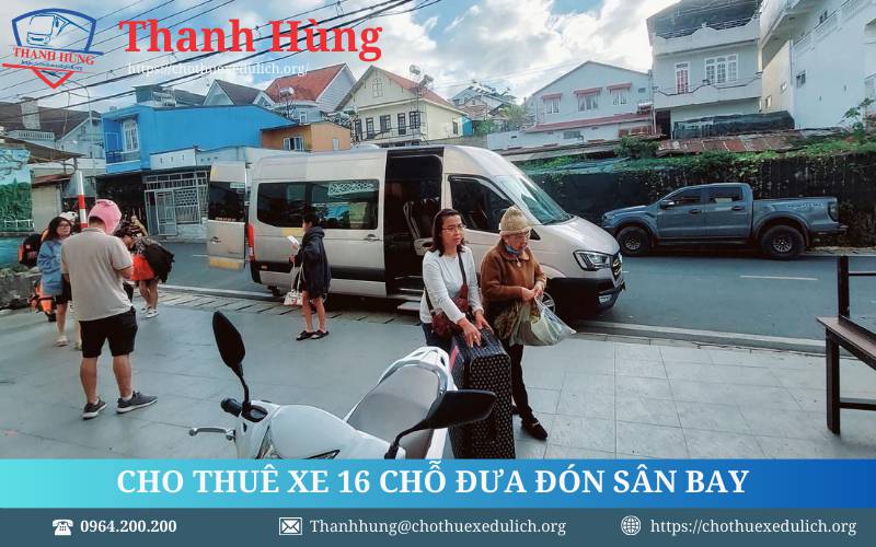 Xe 16 chỗ đi sân bay Tân Sơn Nhất