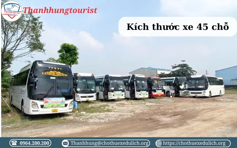 Kích thước xe 45 chỗ