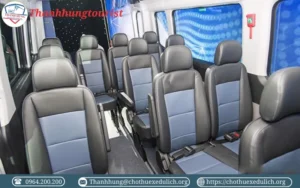 Bên trong xe 16 chỗ Hyundai Solati