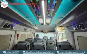 Bên trong xe 16 chỗ Hyundai Solati