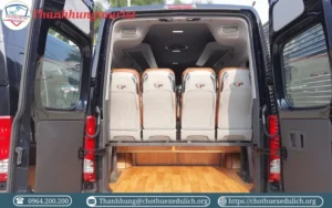 Bên trong xe 16 chỗ Hyundai Solati