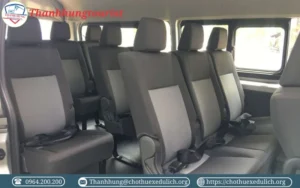 Hình ảnh bên trong xe 16 chỗ Toyota Hiace