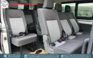 Hình ảnh bên trong xe 16 chỗ Toyota Hiace