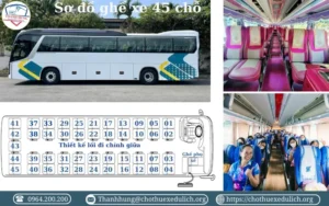 Sơ đồ xe 45 chỗ ngồi