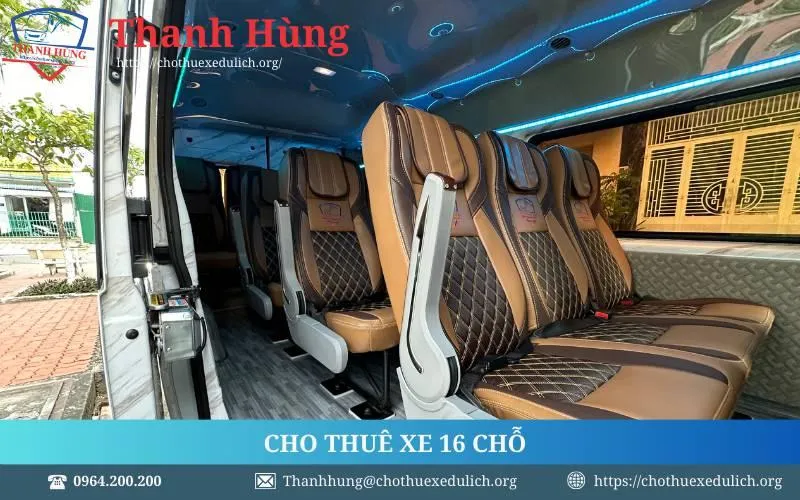 Cho thuê xe 16 chỗ đời mới