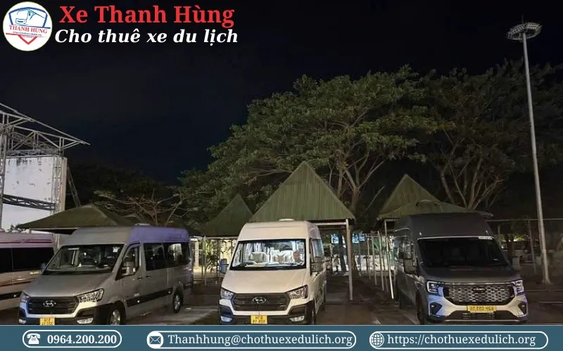 Thuê xe 16 chỗ đón tiễn sân bay