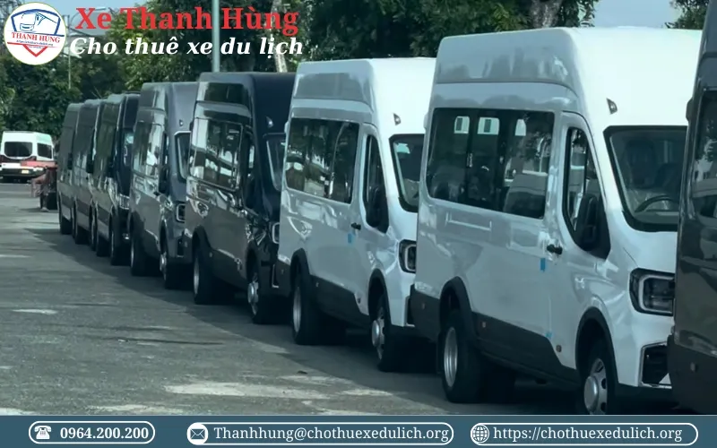 Thuê xe 16 chỗ tại TPHCM